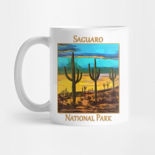 Saguaro from the Saguaro National Park in Arizona Mug